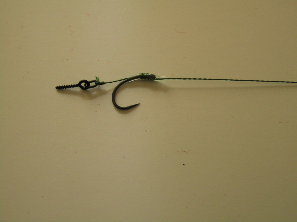 Carp Fishing Hair Rigs Braided Thread Fishing Hook Rolling Swivels